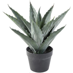 Plante artificielle haute gamme Spécial extérieur / agave artificielle - Dim : 43 x 45 cm Pegane