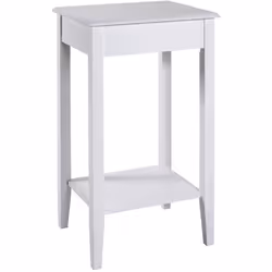 Console en bois massif laqué blanc, plateau en MDF laqué blanc , elle sera parfaite dans une entrée ou un salon pour mettre e ...