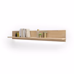 Une jolie Etagère murale design imitation chêne noueux avec surface huilé, Elle se marie parfaitement à votre décoration !Dim ...