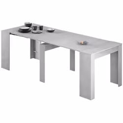 Table MULTIFUNCIONAL console Extensibile coloris béton. Cette table basse design et fonctionnelle est idéale pour profiter d’ ...
