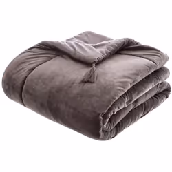 Décorez votre lit avec le joli édredon en velours Gris 80x180. Ce couvre-pied de duvet bleu est conçu entièrement en polyeste ...