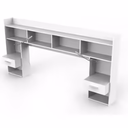 Pratique et décoratif, l'environnement de lit offre plus d'espaces de rangement pour des chevets et il décore votre chambre.  ...