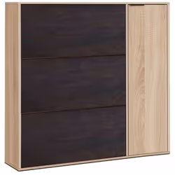 Meuble à chaussures 4 portes. Ce meuble peut contenir environ 26 paires de chaussures. Sa faible profondeur vous permettra de ...