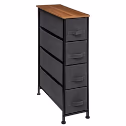 Ce meuble de rangement 4 tiroirs est design et pratique, il s'adapte à toutes les pièces de la maison. Utilisation pratique g ...