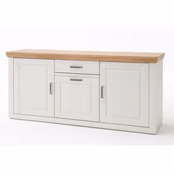 Apportez l'ambiance scandinave dans votre salon avec ce beau buffet au look moderne combiné avec un style de maison de campag ...