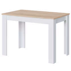 Table d'appoint aux lignes droites en mélaminé dans les couleurs canadiennes et blanc. Il est idéale de le combiner avec l'un ...