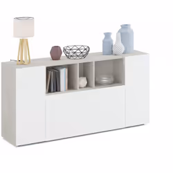 Buffet meuble 3 portes et 3 tablettes de rangement intérieur (1 pour chaque porte) 3 au total. Moderne et élégant. Moderne et ...