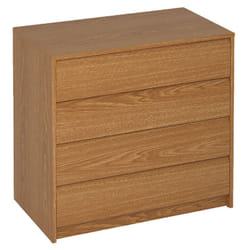 Commode, Meuble de rangement coloris chêne - Longueur 70 x Hauteur 73.4 x Profondeur 45 cm