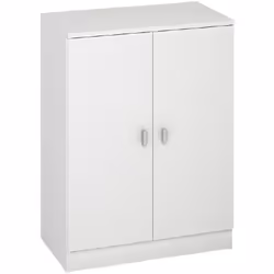 Ce meuble de rangement de cuisine en panneaux de particules haute densité 16mm d'épaisseur avec décor et finition mélamine de ...