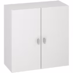 Ce meuble de rangement de cuisine en panneaux de particules haute densité 16mm d'épaisseur avec décor et finition mélamine de ...