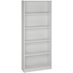 Bibliothèque / Etagère coloris blanc - Hauteur 180 x Longueur 75 x Profondeur 25 cm Pegane
