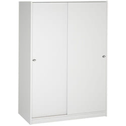 Armoire placard / meuble de rangement coloris blanc - Hauteur 180 x Longueur 90 x Profondeur 50 cm -PEGANE-