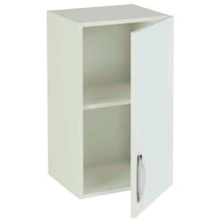 Meuble haut de cuisine 1 porte coloris blanc - Hauteur 70 x Longueur 40 x profondeur 33 cm Pegane