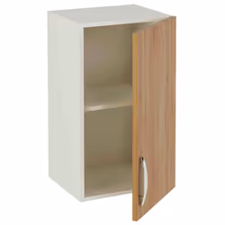 Meuble haut de cuisine à suspendre coloris chêne cortez Hauteur 70 x Longueur 40 x profondeur 33 cm comprenant : 1 Porte avec ...