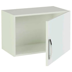 Meuble haut de cuisine 1 porte coloris blanc - Hauteur 40 x Longueur 60 x profondeur 33 cm Pegane