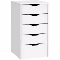 Description générale Cette commode caisson de bureau est conçue en panneaux de particules et mélamine haute densité de couleu ...