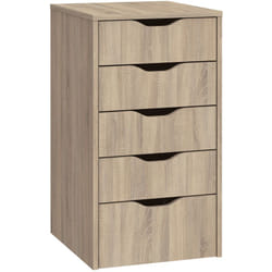 Commode Meuble de rangement coloris Cambrian - Hauteur 71 x Longueur 40 x Profondeur 43 cm Pegane