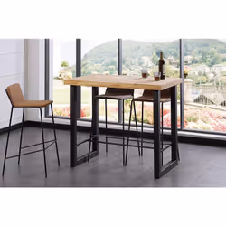 Description générale Cette table de salle à manger au design moderne est parfaite pour ajouter une touche élégante à votre in ...