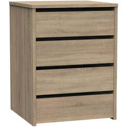Commode Meuble de rangement coloris Cambrian - Hauteur 61 x Longueur 46 x Profondeur 45 cm Pegane