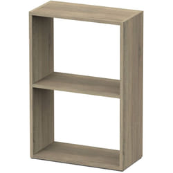 Pegane - Etagère de bureau 2 niveaux coloris cambrian - Hauteur 75 x Longueur 50 x Profondeur 24.5 cm