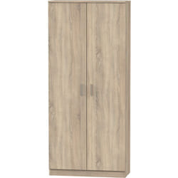 Armoire / meuble de rangement coloris Cambrian - Hauteur 180 x Longueur 80 x Profondeur 35 cm Pegane