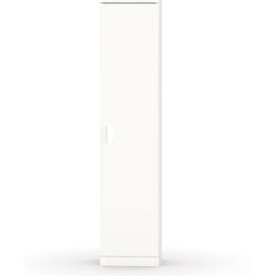 Armoire / meuble de rangement coloris blanc - Hauteur 180 x Longueur 40 x Profondeur 35 cm Pegane