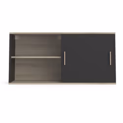 Meuble de cuisine inspire par son style industriel. Ce meuble très fonctionnel avec sa porte coulissante, offre un espace de ...