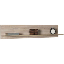 Etagère murale coloris Chêne - longueur 120 x profondeur 20 x hauteur 25 cm Pegane