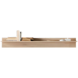 Etagère murale coloris Chêne cambrian - Longueur 150 x profondeur 24 x hauteur 23 cm -PEGANE-