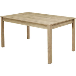 Table à manger coloris Chêne Cambrian - longueur 140 x profondeur 80 cm Pegane