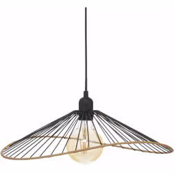 Suspension en métal coloris Noir. Décorative et unique. Facile à utiliser. elle décorera votre intérieur tout en illuminant. ...