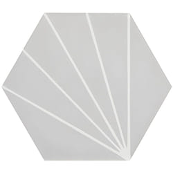 Pegane - 12 Carreaux de ciment véritable 0,48m2 / Carreaux de ciment artisanaux coloris Gris pour sol et mur - l.20 x L.20 cm