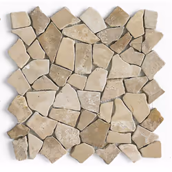 Description générale Plaque de mosaïque en marbre naturel, idéale pour embellir vos murs ou sols. Peut être utilisée seule ou ...