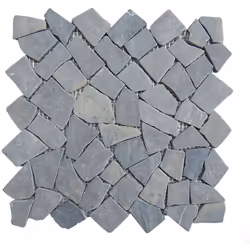 Plaque de mosaïque en marbre naturel à poser au mur ou au sol. À utiliser en tant que listel ou seule pour mettre en valeur u ...