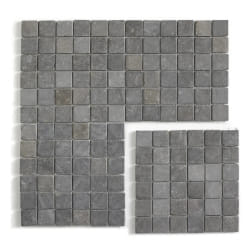 Pegane Carrelage Mosaïque en Marbre Gris - 30 x 30 cm