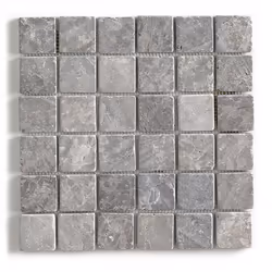Plaque de mosaïque en marbre naturel à poser au mur ou au sol. À utiliser en tant que listel ou seule pour mettre en valeur u ...