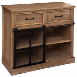 Découvrez le buffet avec 2 tiroirs et 1 porte vitrée. Ce meuble vous garantira un bel espace de rangement. Dimension : Longue ...