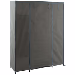 Pratique cette armoire derrière sa housse vous révèlera ses nombreux rangements. Equipée d'une barre de penderie et de 11 éta ...