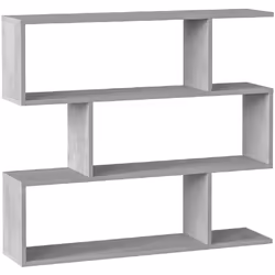 Bibliothèque basse en bois mélaminé, possède 3 compartiments avec tablettes de 18 mm d'épaisseur. Dimensions : Longueur 110 x ...