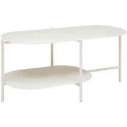 Table basse en métal coloris ivoire. A monter soi-même. Caractéristiques : Dimensions :longueur 100 x Profondeur 50 x Hauteur ...