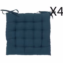 Galette de siège, coussin de chaise en coton effet matelassé. Peut être utilisé comme coussin de méditation, coussin de dossi ...