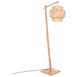Avec une structure et un abat-jour suspendu en bambou, ce lampadaire est un élément essentiel dans votre salon. A monter soi- ...