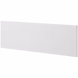 Tête de lit coloris blanc en panneaux de particules mélaminés. Facile à installer dans votre chambre. Produit de fabrication ...