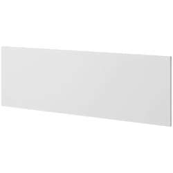 Pegane - Tête de lit en bois coloris blanc - longueur 158 x hauteur 40 cm