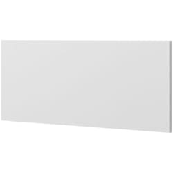 Pegane - Tête de lit en bois coloris blanc - longueur 110 x hauteur 40 cm