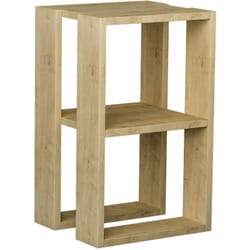 Table de chevet, table de nuit coloris chêne cambrian - longueur 34 x profondeur 30 x hauteur 55 cm
