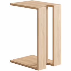 Table d'appoint, Table de salon coloris chêne cambrian en panneaux de particules mélaminés. Pratique et tendance . Produit de ...