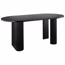 Table basse, table de salon avec placage et revêtement en Mélamine effet bois noir (meilleure résistance aux liquides et tâch ...