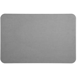Tapis de salle de bain en Diatomite coloris Gris Argile - Longueur 60 x Profondeur 39 x Hauteur 0,9 cm