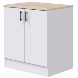 Parfait pour installer un évier et garder tout organisé avec son espace intérieur spacieux. Ce meuble a été conçu avec deux p ...